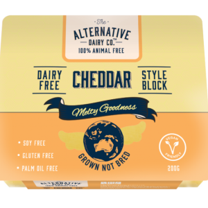 Alternative Dairy Co. Cheese – Dairy Free Style Block – Cheddar (Vegan Cheese)