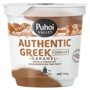 Puhoi Valley Salted Caramel Yoghurt 160gm