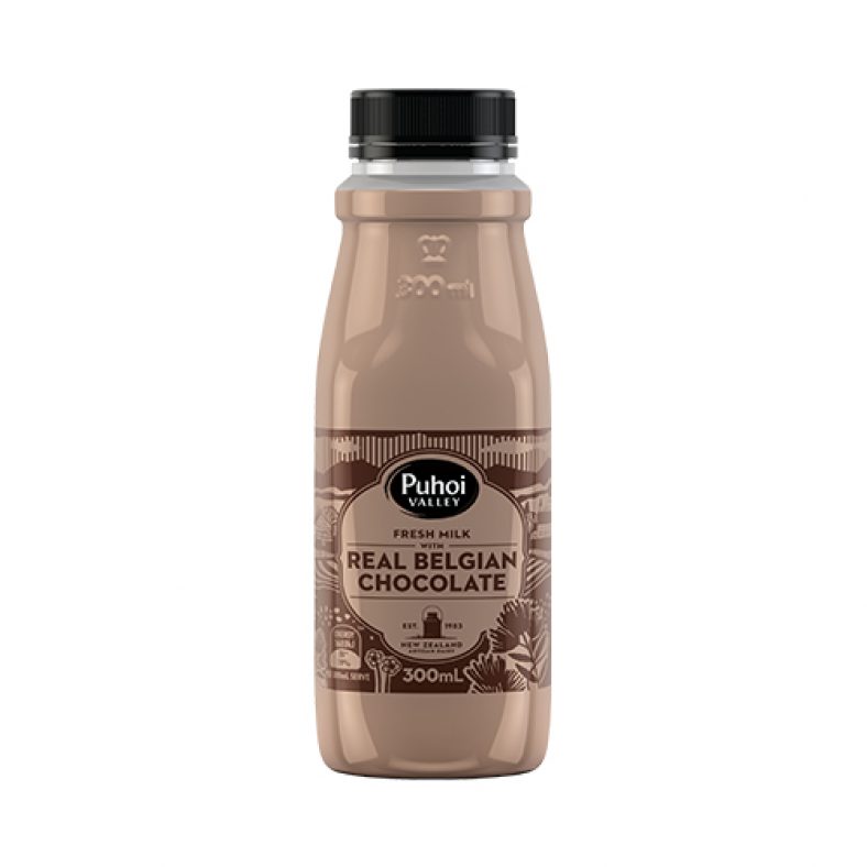 Puhoi Valley Real Belgian Chocolate Milk 300ml