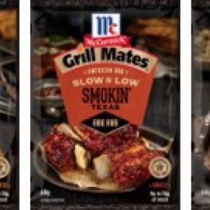 McCormick Grill Mates – Tennessee Smokehouse BBQ Rub / Smokin’ Texas BBQ Rub / Hickory Smoke Dry Marinade