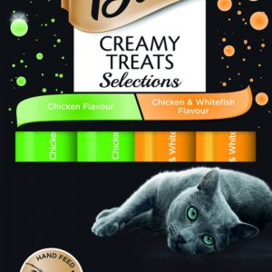 Dine Creamy Treats Cat Treats Chicken Selection 4 x 12g Sachets