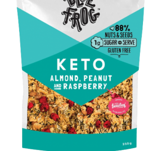 Blue Frog Keto Almond, Peanut and Raspberry