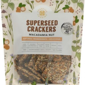 Creative Cooking Macadamia Nut Superseed Crackers