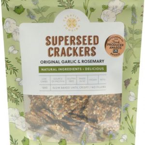 Creative Cooking Garlic & Rosemary Superseed Crackers
