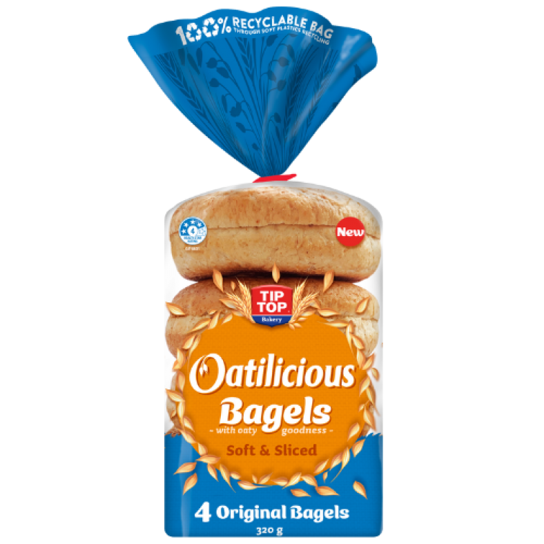 Tip Top Oatilicious Original Bagel 4 pack